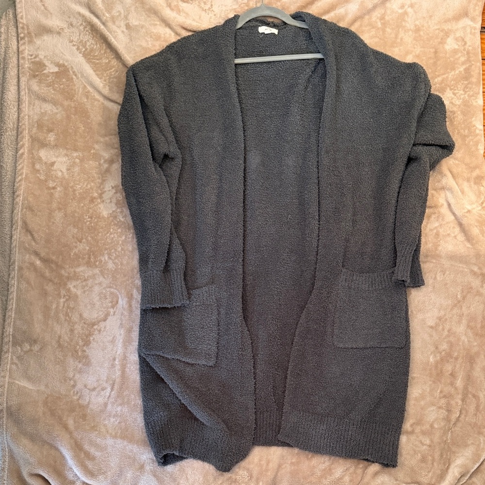 entro Open-Front Green Women’s Cardigan